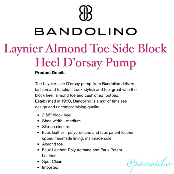 Bandolino Laynier Almond Toe Side Block Heel D’orsay Pump in Black-Multi - Picture 12 of 14